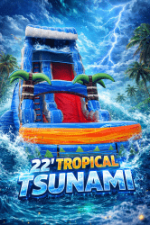 22' Tropical Tsunami Wet OR Dry Slide